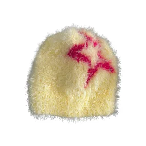 Fuzzy Star Beanie