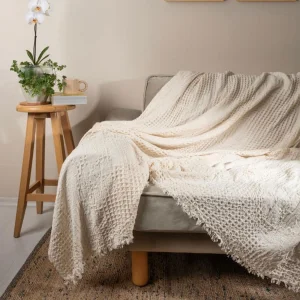 Jalini Double Waffle Throw/cover