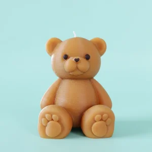 Candle - Soft Objects Series | Handmade Candle With Teddy Bear Shape