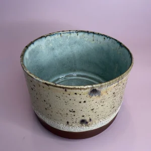 Handmade Stoneware Coffee Mug, Speckled Rustic Pottery Cup