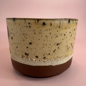 Handmade Stoneware Coffee Mug, Speckled Rustic Pottery Cup