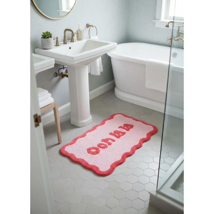 Ooh La La Bathroom Mat 60x100 Cm image 3