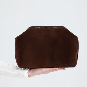 Women's Suede Clutch Handbag