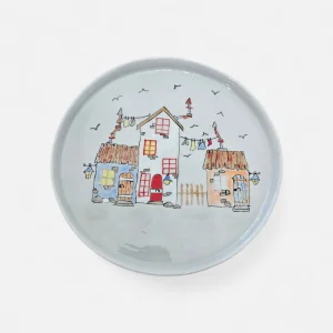 Town Houses Patterned Plate