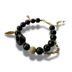 Vuma - Smoky Quartz & Onyx Women's Bracelet