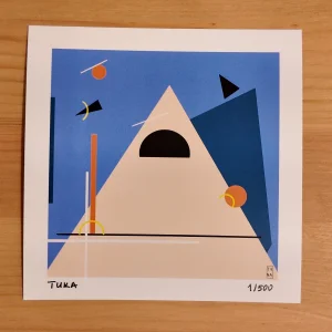 Abstract Tellak - Mini Postcard Digital Print