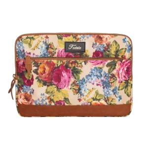 5.6 Inch Flowers Macbook- Laptop Çantası