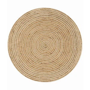 Natura Handwoven Jute Bohemian Style Authentic Living Room, Hallway, Bedroom Natural Rug