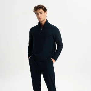 Bolayir Mercerized Half-zip Sweatshirt