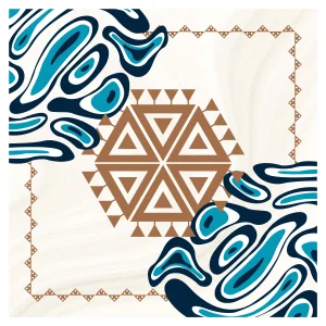 Nazar & Muska Motif Scarf