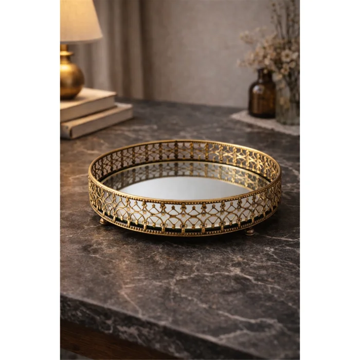 Vintage Glass-based Decorative Tray image 3