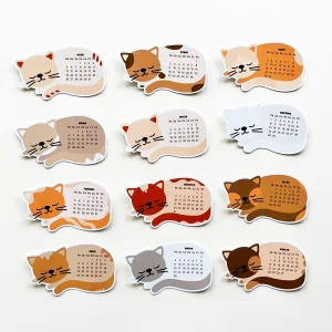 Cats Sticker Takvim -3'lü Set