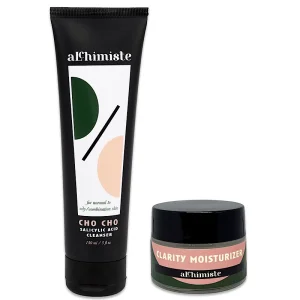 A Moisturizing, Purifying, Anti-acne, And Pore-tightening Essential Skincare Duo For Oily Skin.