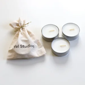 Büyük Tealight Mum - 3'lü Set