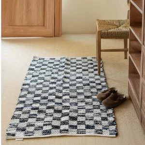 Checker Denim Kilim