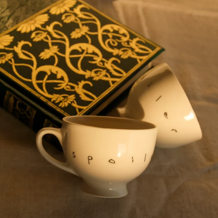 'after Collection' Handmade Ceramic Coffee Cup & Saucer Set image 4
