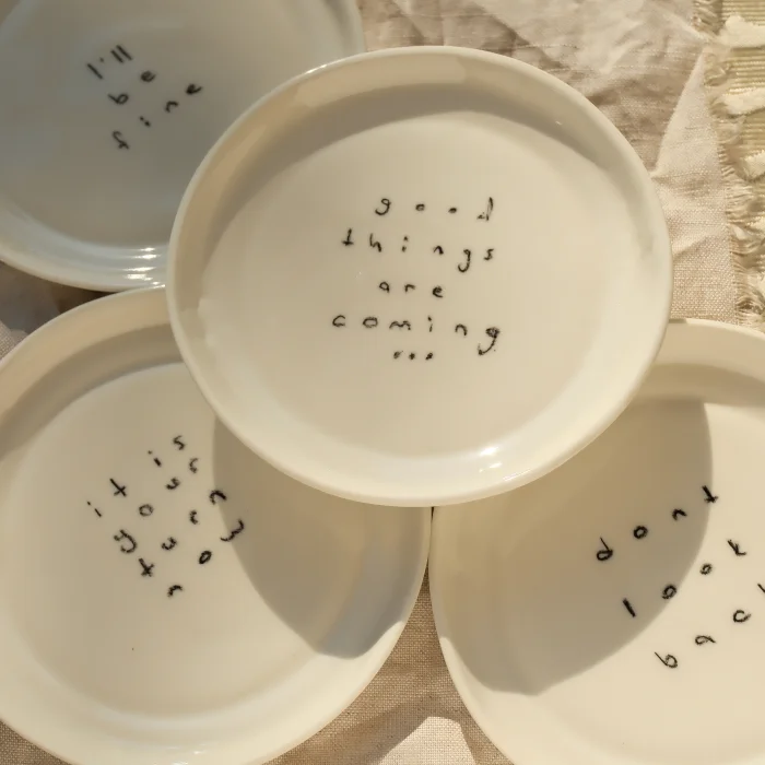 'after Collection' Handmade Ceramic Coffee Cup & Saucer Set image 2