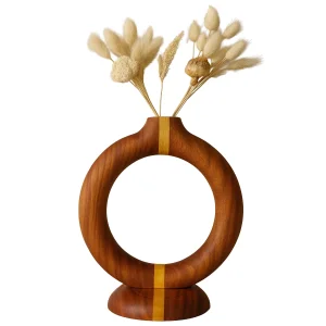 Odeus - Decorative Wooden Vase