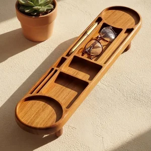 Riola - Wooden Desk Organizer Tray