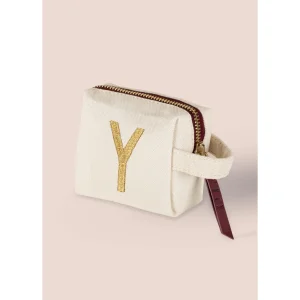 Letter Embroidered Bag Y - 4