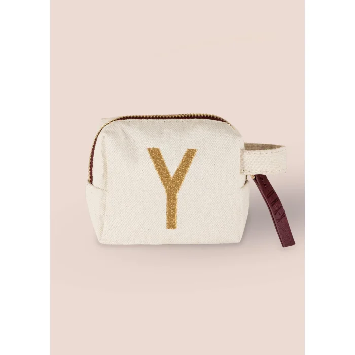 Letter Embroidered Bag Y - 2