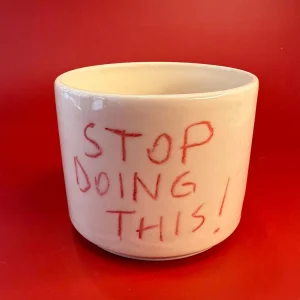 Handwritten Ceramic Mug | Ceramic With Handwritten Text | For Coffee And Tea