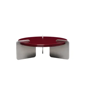 Rond Glossy Lacquered Round Coffee Table