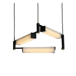 Resident Geometrik Tasarım Mermer Sarkıt Avize