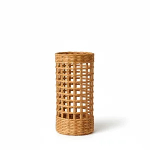 Natural Rattan Bottle Sleeve 750 Ml - Handmade Decorative Bottle Cover