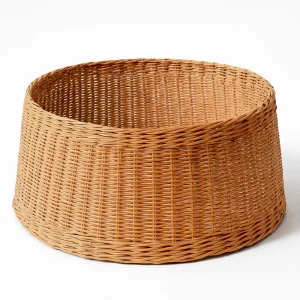 Rattan Christmas Pine Tree Stand - Christmas Tree Skirt