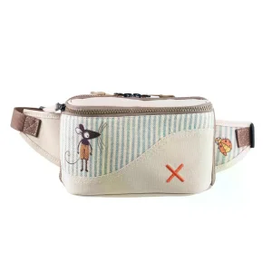 Artistic Mouse Figure Canvas Unisex Chest & Waist Bag