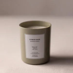 Le Jardin Citrus Sage Kokulu 2'li Mum Seti Yeşil 120 Gr - 200 Gr