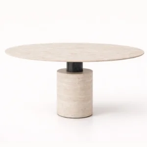 Oris Modern Travertine Dining Table
