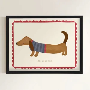 One Long Hug Yatay Baskı