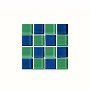Magic | Blue Green Mosaic Coaster