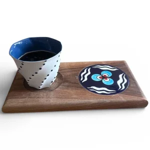 Kahve Sunum Tabağı Ve Limonges Kupa Set