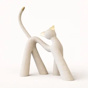 Large Cat Decorative Figurine