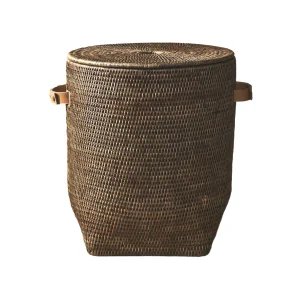 Uzun Kapaklı Rattan Sepet