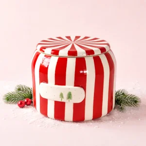 Yılbaşı (çam Ağacı) Konseptli Circus Kapaklı Saklama Kabı