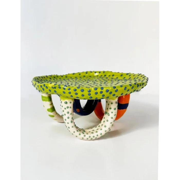 Pop Art Mini Pedestral Serving Plate image 3