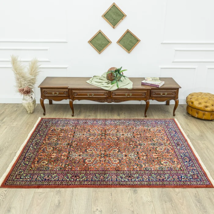 Zahter El Dokuma Dekoratif Halı 150x220 Cm image 2