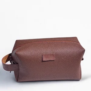Tan Leather Travel Bag