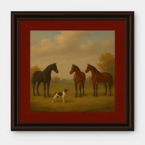 The Noble Run Çerçeveli Tablo