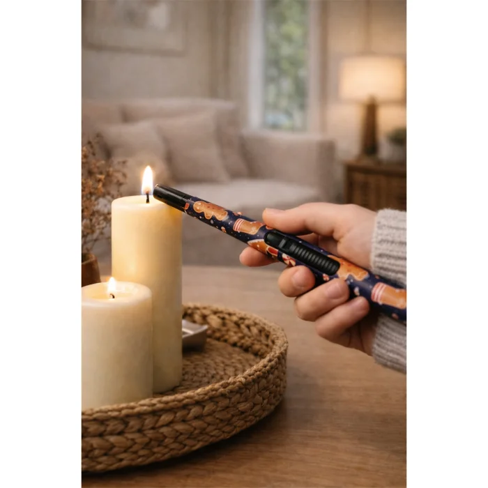 Gingerbread Pattern Candle Lighter image 2
