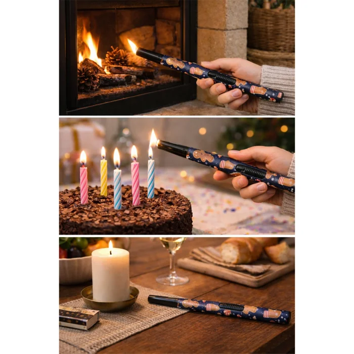 Gingerbread Pattern Candle Lighter image 3