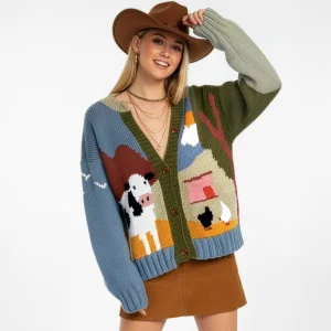 Hand Knitted Cardigan 01