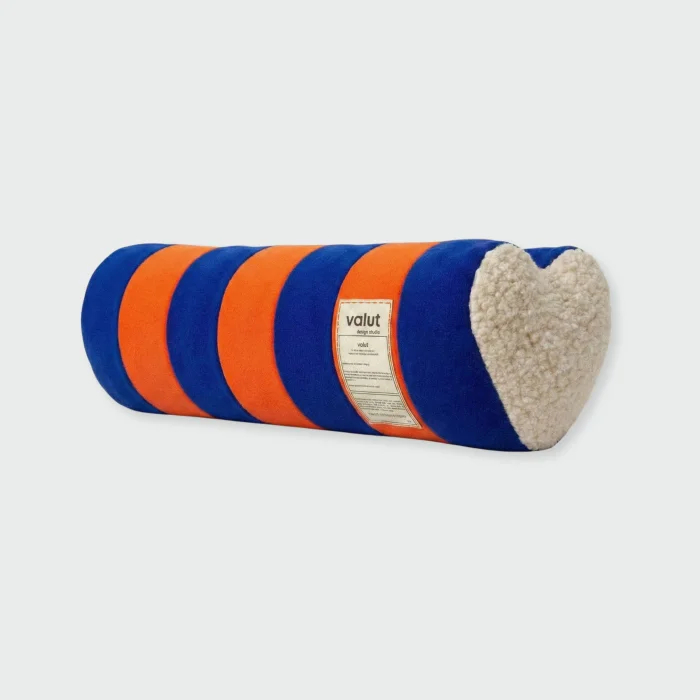 Valut Design Studio - Kobalt Pose Coeur Dekoratif Yastık | hipicon