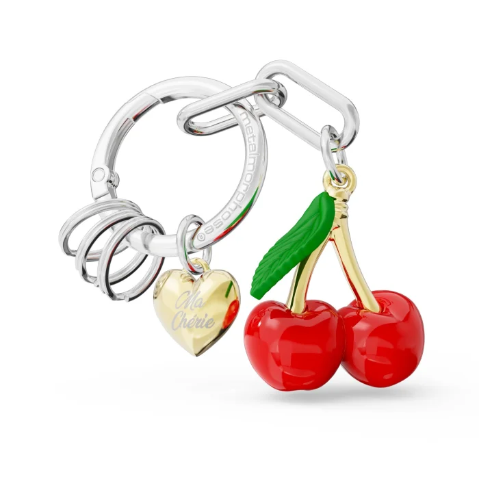 Metalmorphose Foodie/nature 'cherry' Keychain / Bag Accessory image 1