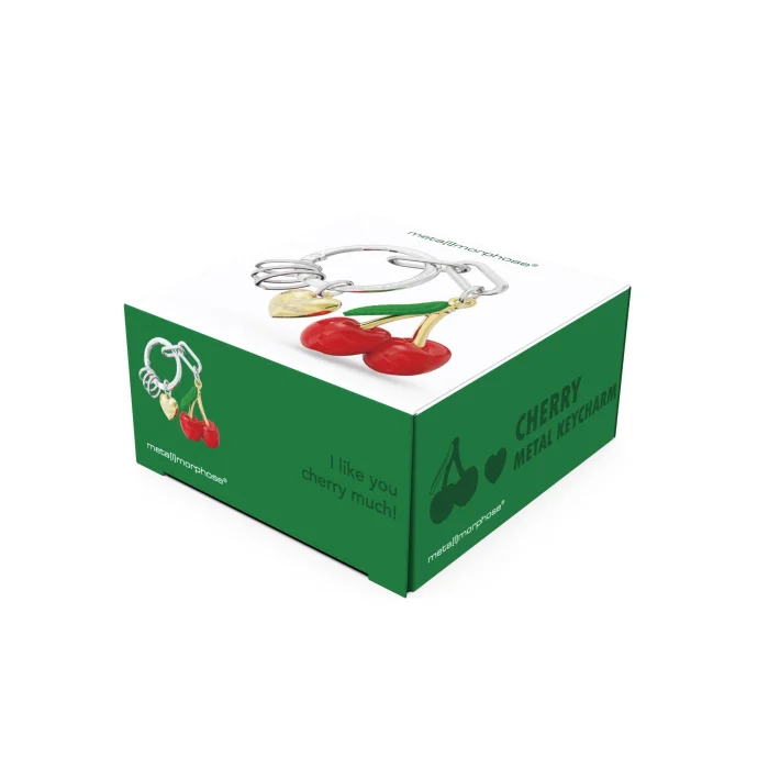 Metalmorphose Foodie/nature 'cherry' Keychain / Bag Accessory image 3