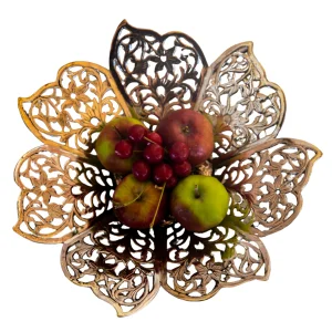 Brass Large Fruit Basket